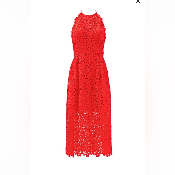 Anthropologie Cynthia Rowley Lace Midi Dress - Picture 4 of 8